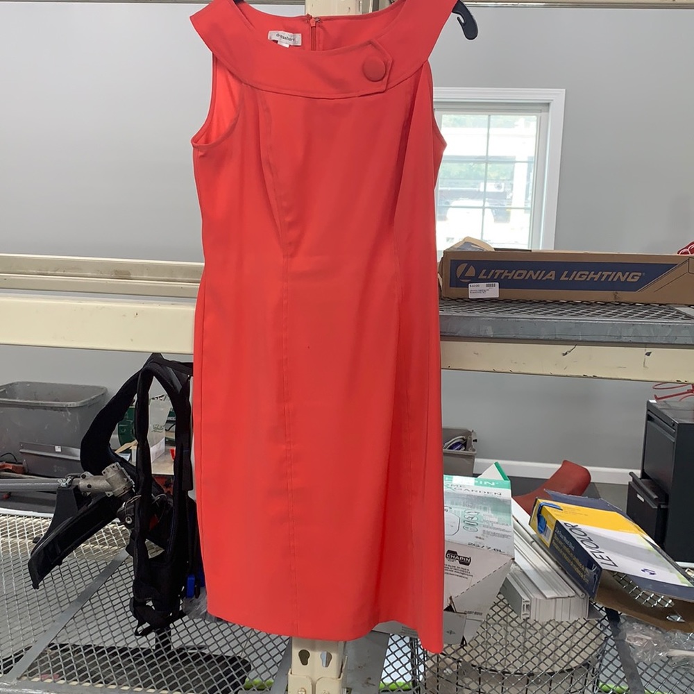 Dress barn coral dress, size 10